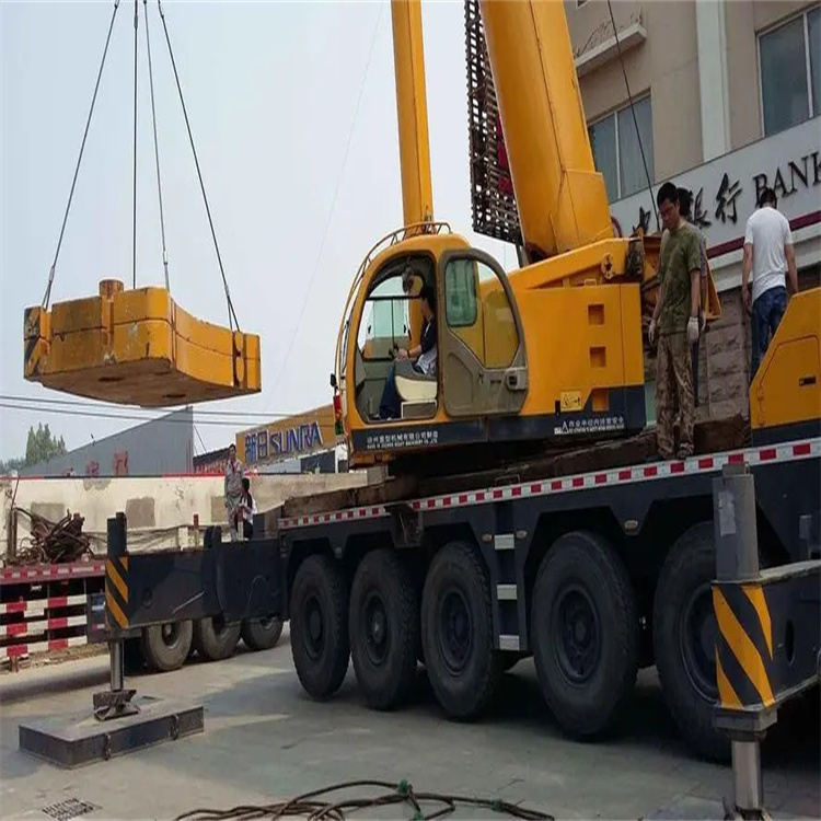 翠屏当地吊车出租|机器吊装|75吨|工厂搬迁服务